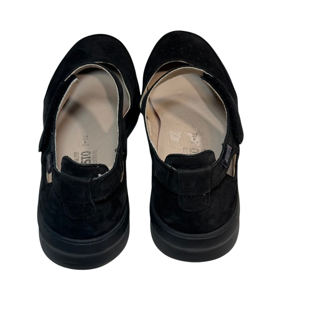 Mephisto Marsia Black Nubuck Mary Jane Flats Womens 8.5 New $269 - Picture 7 of 9